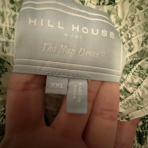 EUC Hill House Ellie Nap Dress - Green Vine Stripe - Picture 3 of 4